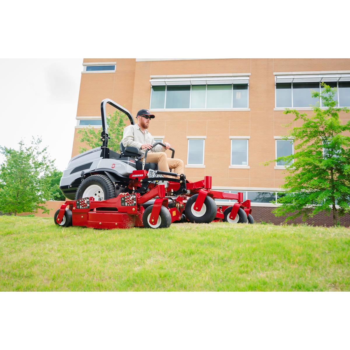 Exmark Lazer Z X-Series with 38 HP* Kohler EFI EGov ECV980 Engine and 96" UltraCut Rear Discharge Deck Exmark Lazer Z X-Series with 38 HP* Kohler EFI EGov ECV980 Engine and 96" UltraCut Rear Discharge Deck