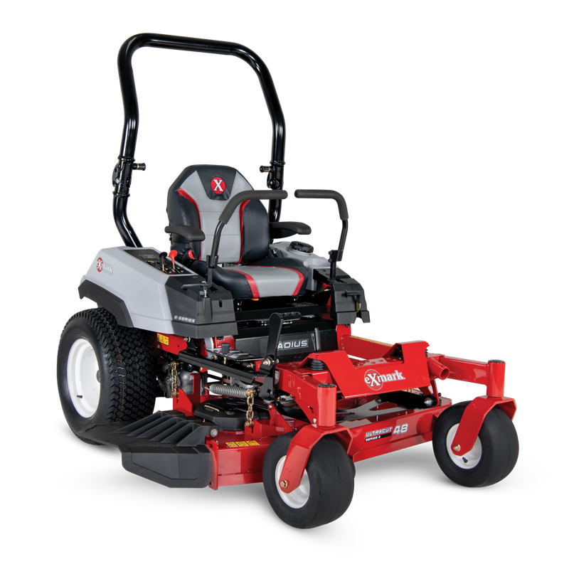 Exmark Radius E-Series with 24 HP* Kohler 7000 Engine and 48” UltraCut Series 3 (2-Blade) Deck Exmark Radius E-Series with 24 HP* Kohler 7000 Engine and 48” UltraCut Series 3 (2-Blade) Deck